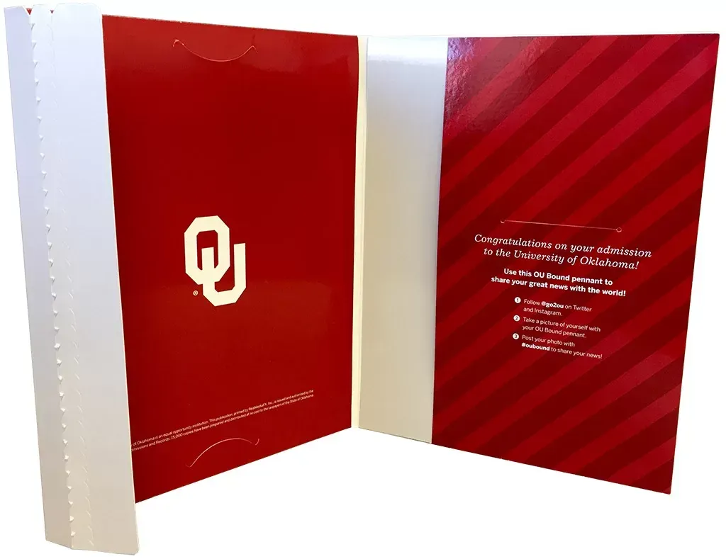 University of Oklahoma Admissions Folder