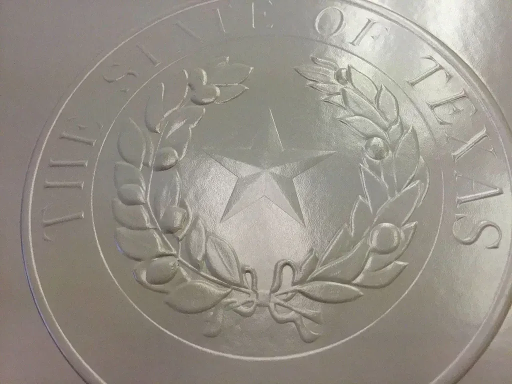 Embossed Folded Flag Carton