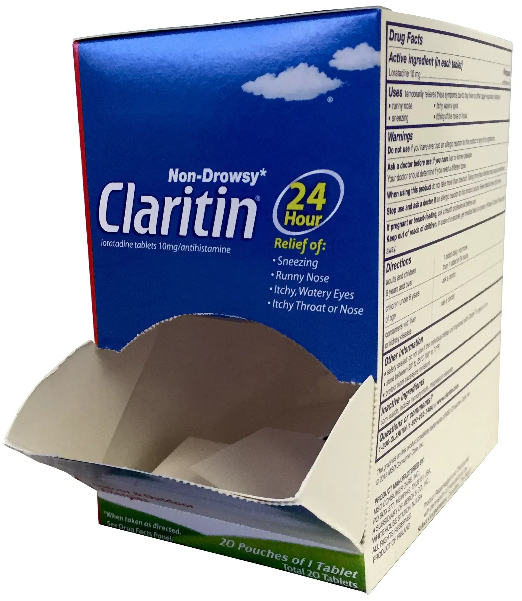 Claritin Packet Dispenser