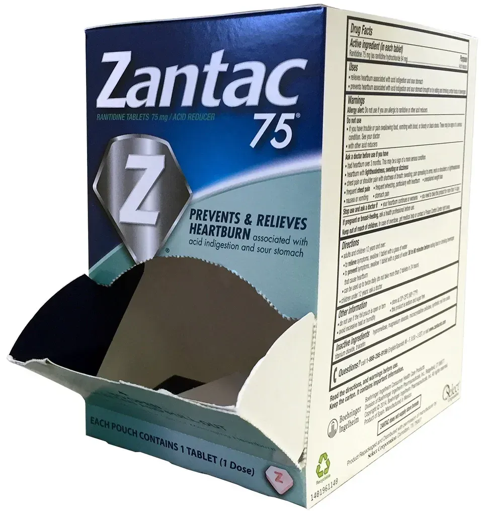 Zantac Packet Dispenser