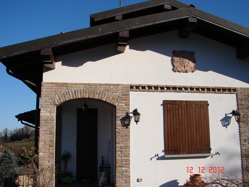 esterni in mattoncino a vista