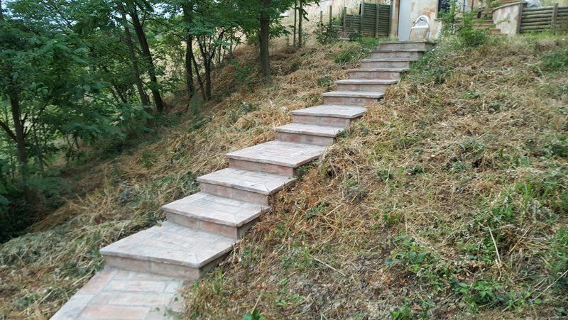 scalinata giardino