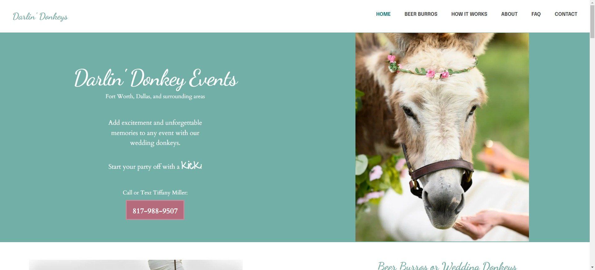 Darlin Donkey  website