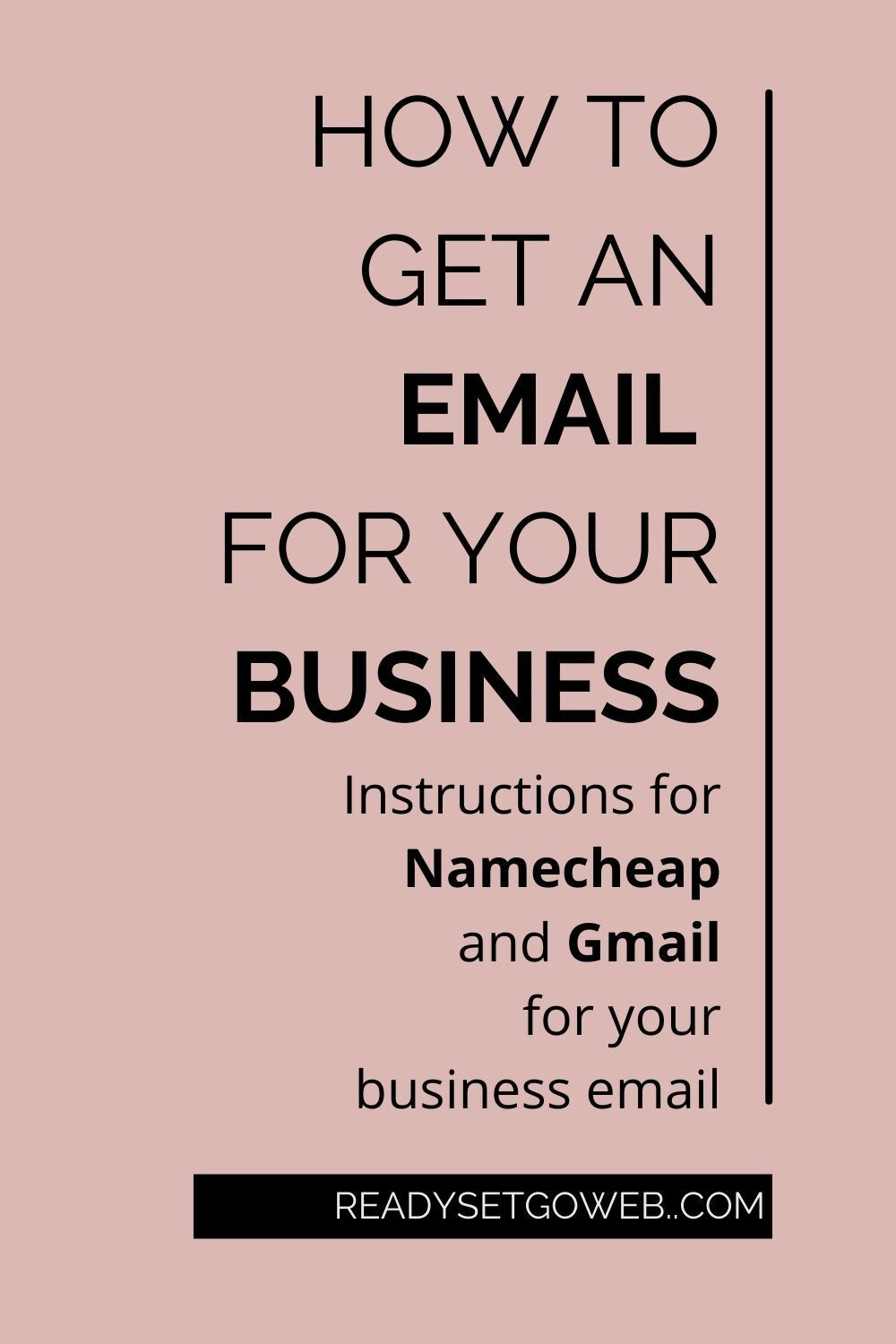 How to get an email for your business