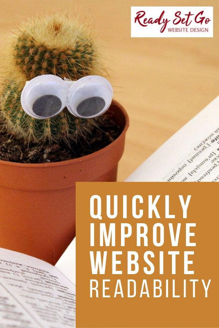 Improve the readability of your website