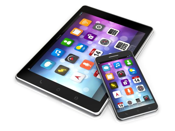 Tablet and Smartphone With App Screen — East Longmeadow, MA — Affordable Expert Pc Services