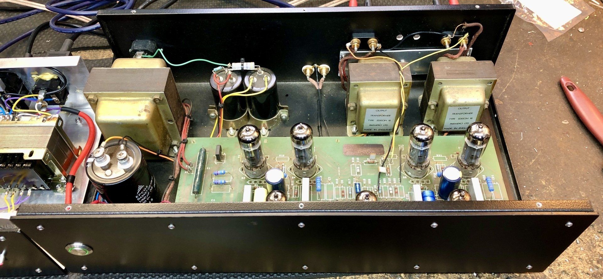 EVA valve amplifier inside