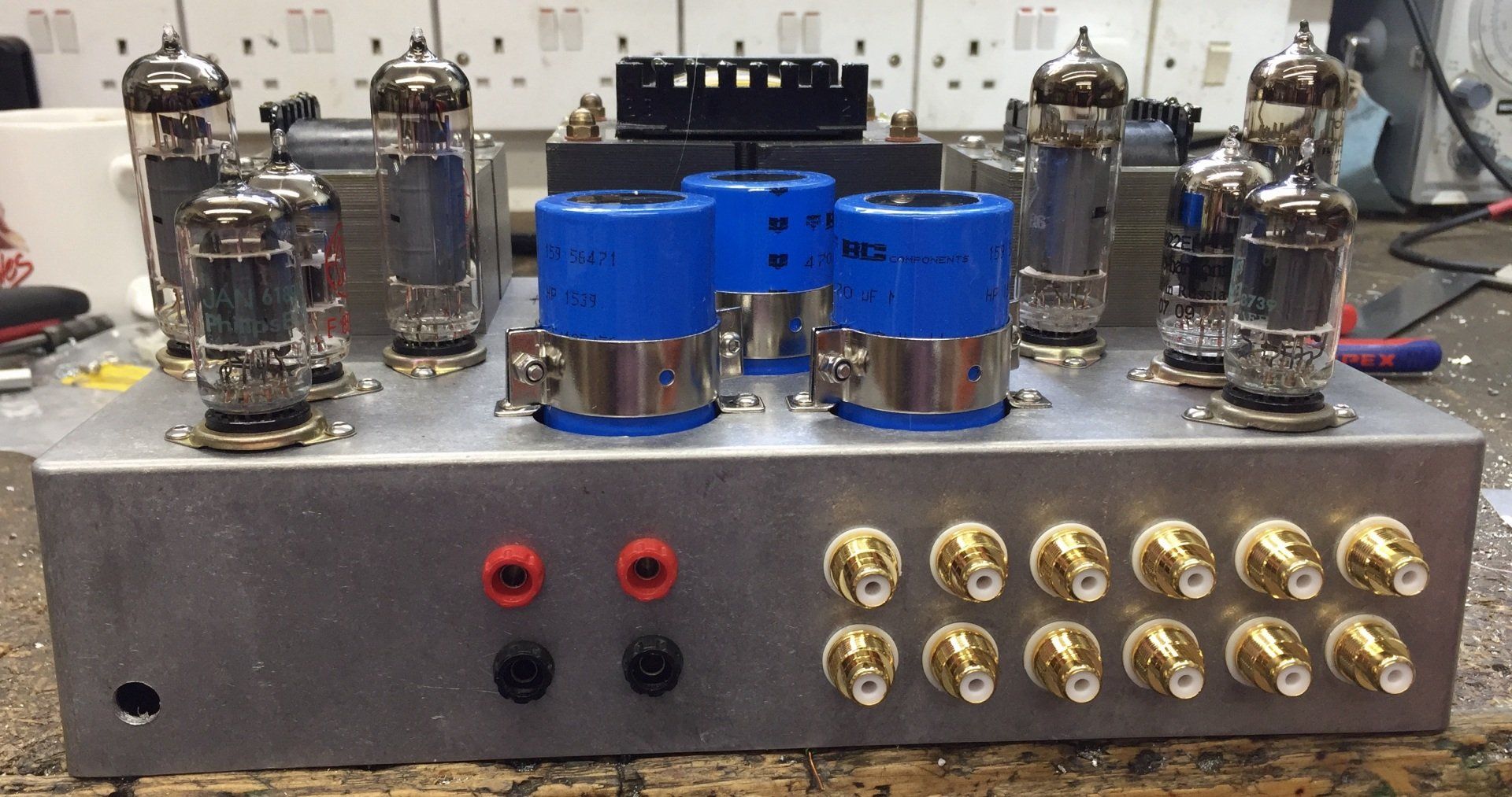 Hand made tube amplifiers