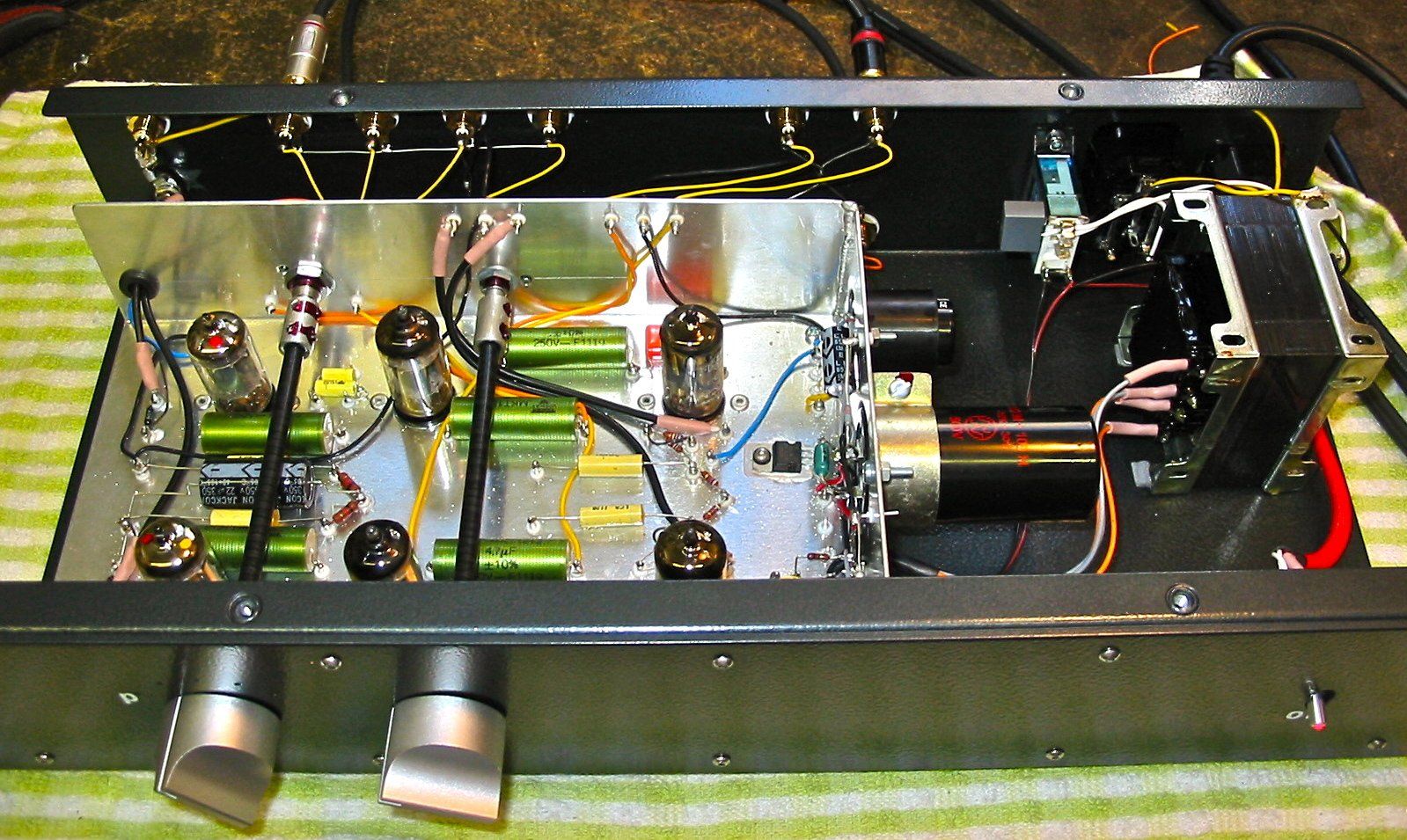 Hand made pre amplifier.