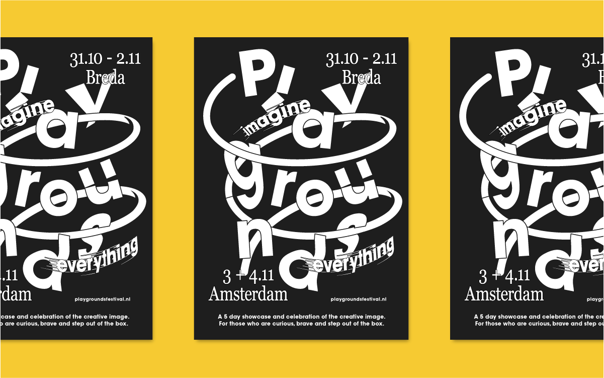 Playgrounds Festival poster design