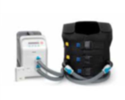 Chaleco percutor para rehabilitación pulmonar
