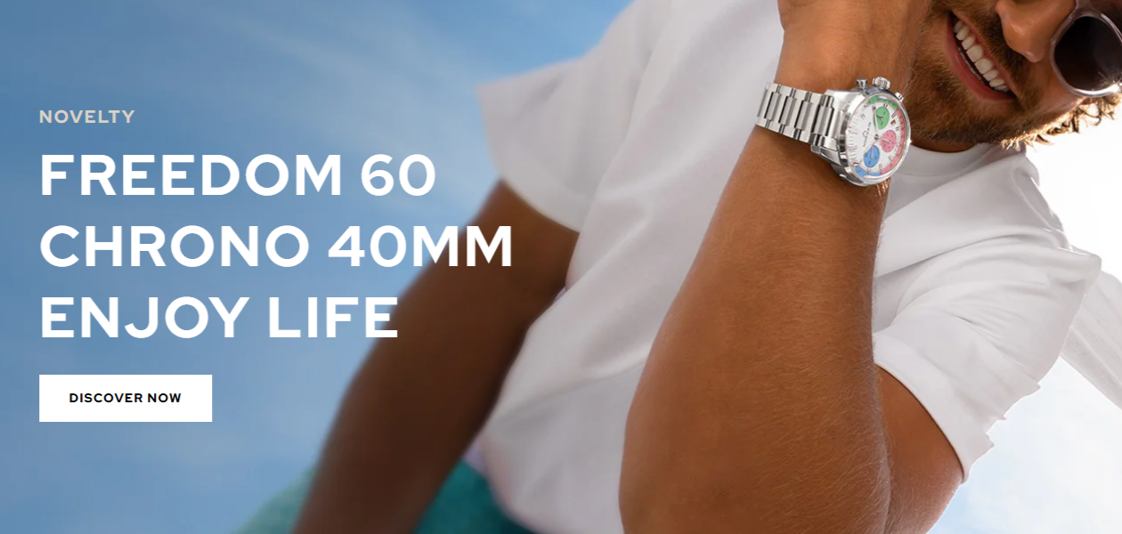 Norqain Freedom 60 horlogecollectie bij Juwelier Schilder-Vlugt in Volendam.