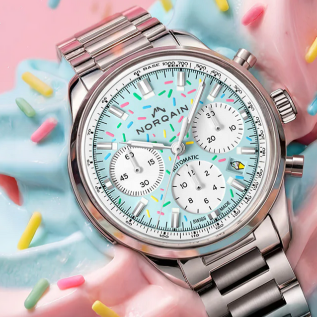Norqain Freedom 60 Enjoy Life Sprinkles limited edition horloge