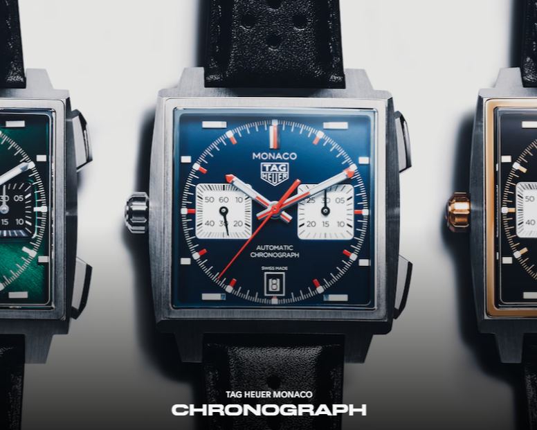 TAG Heuer Monaco Chronograph horloges bij juwelier Schilder-Vlugt