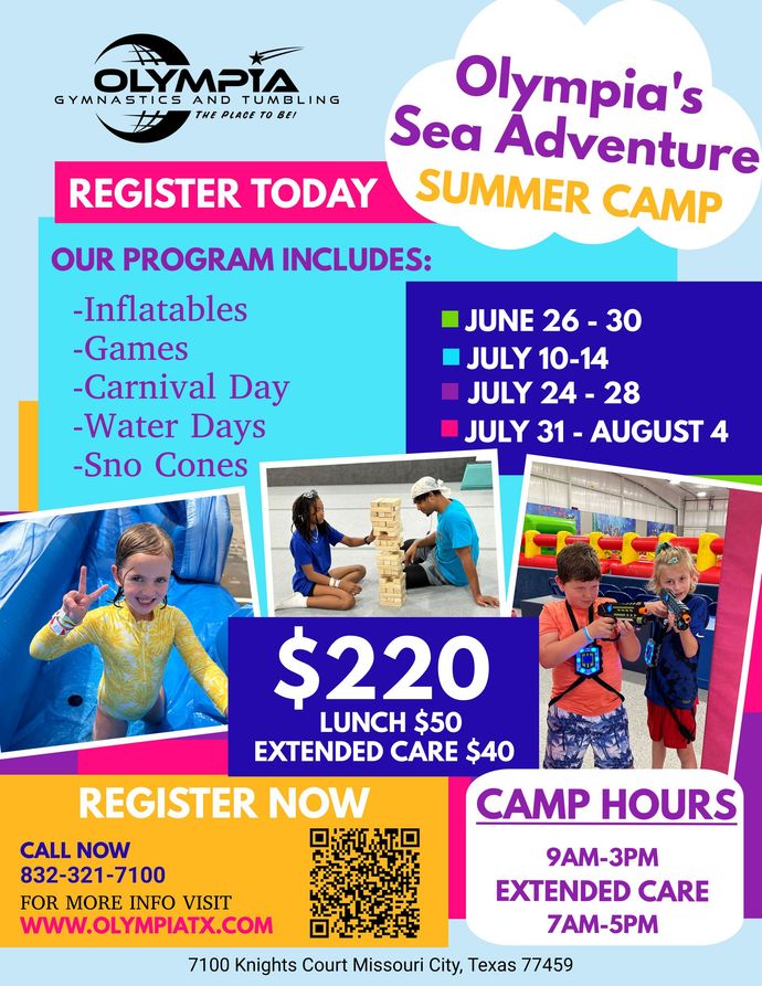 Gym Missouri City, TX Olympia Gymnastics and Tumbling