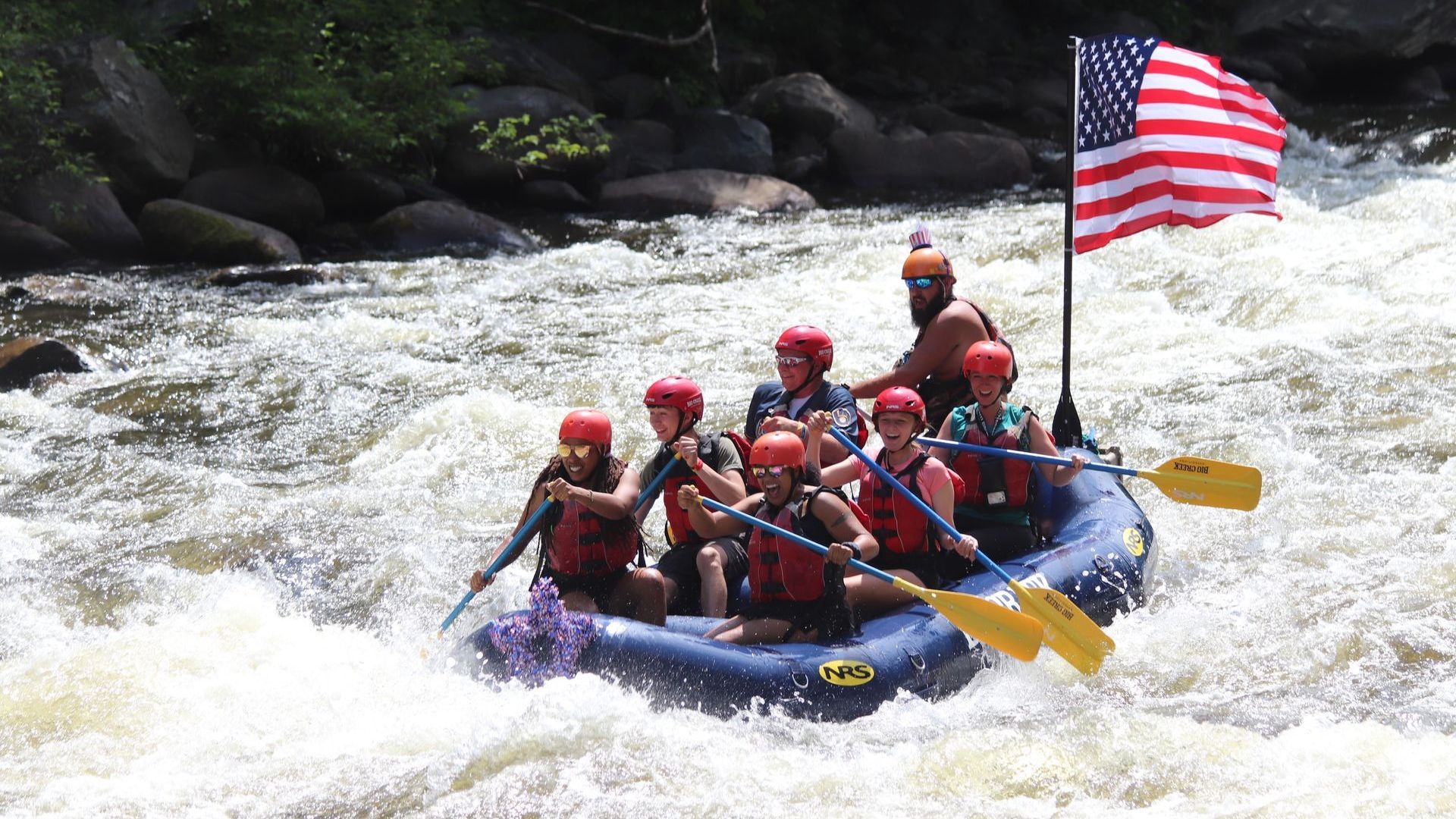 upper pigeon river rafting trip from hartford