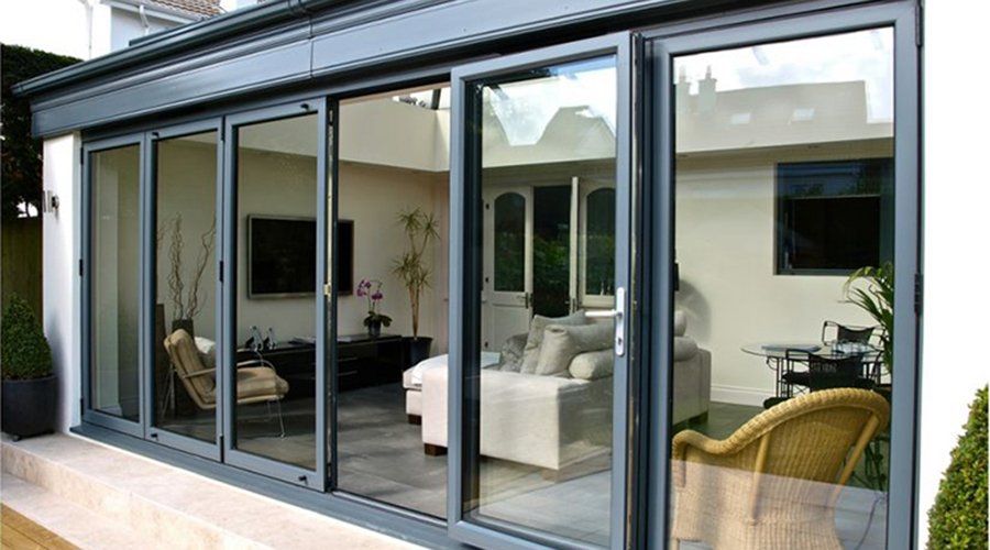 Durable bi-folding doors