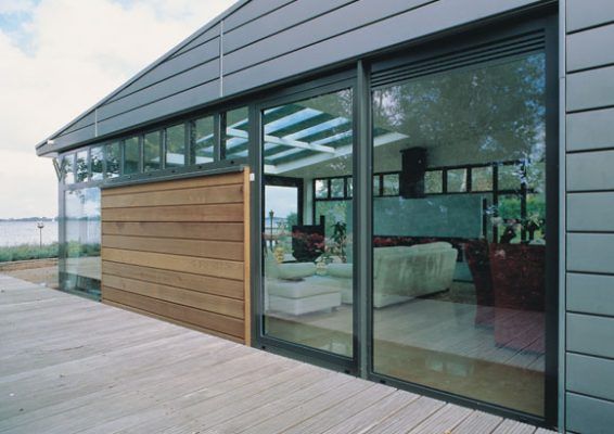 anthracite grey sliding door