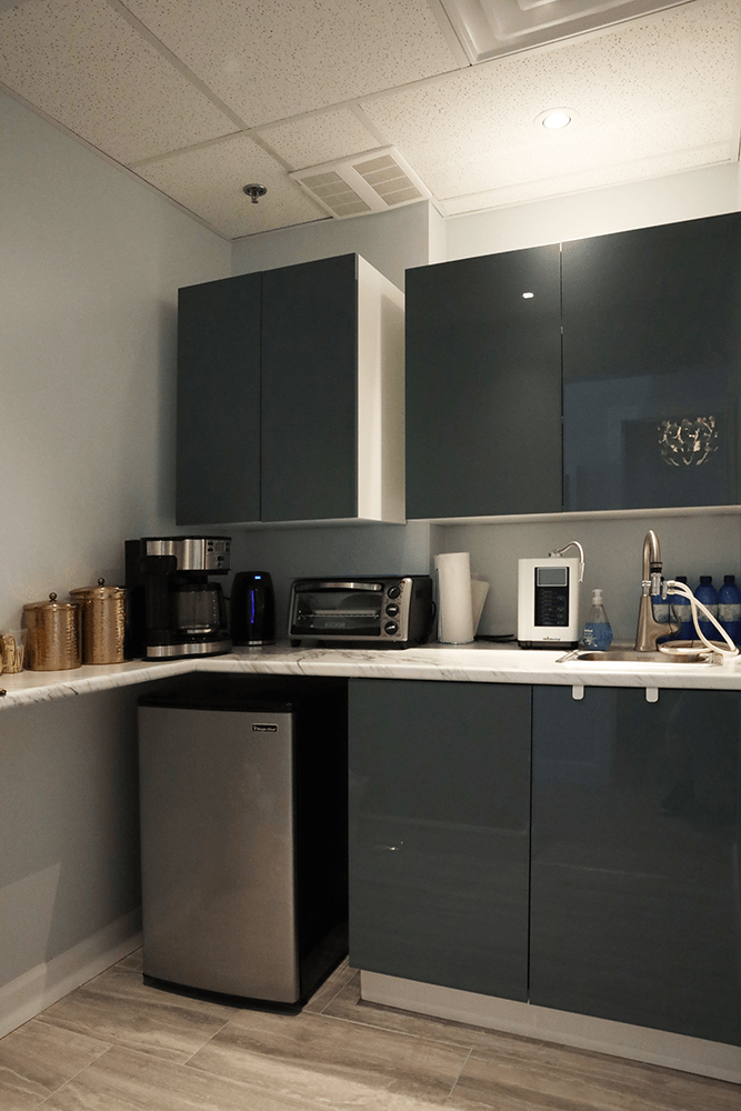 Kitchenette at Health Energies Vaughan Wellness Centre