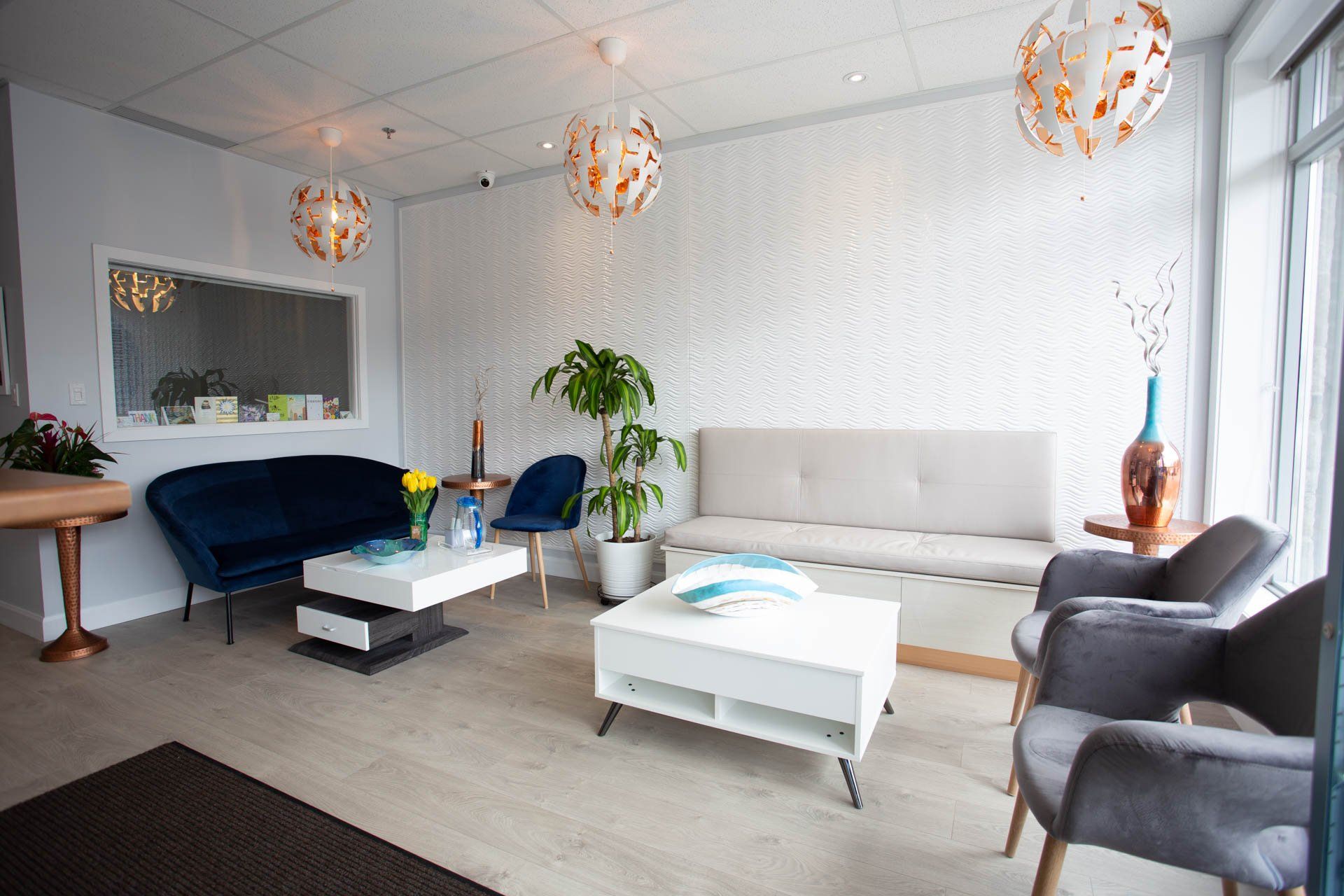 Inviting and Relaxing Reception at Health Energies Vaughan Wellness Centre