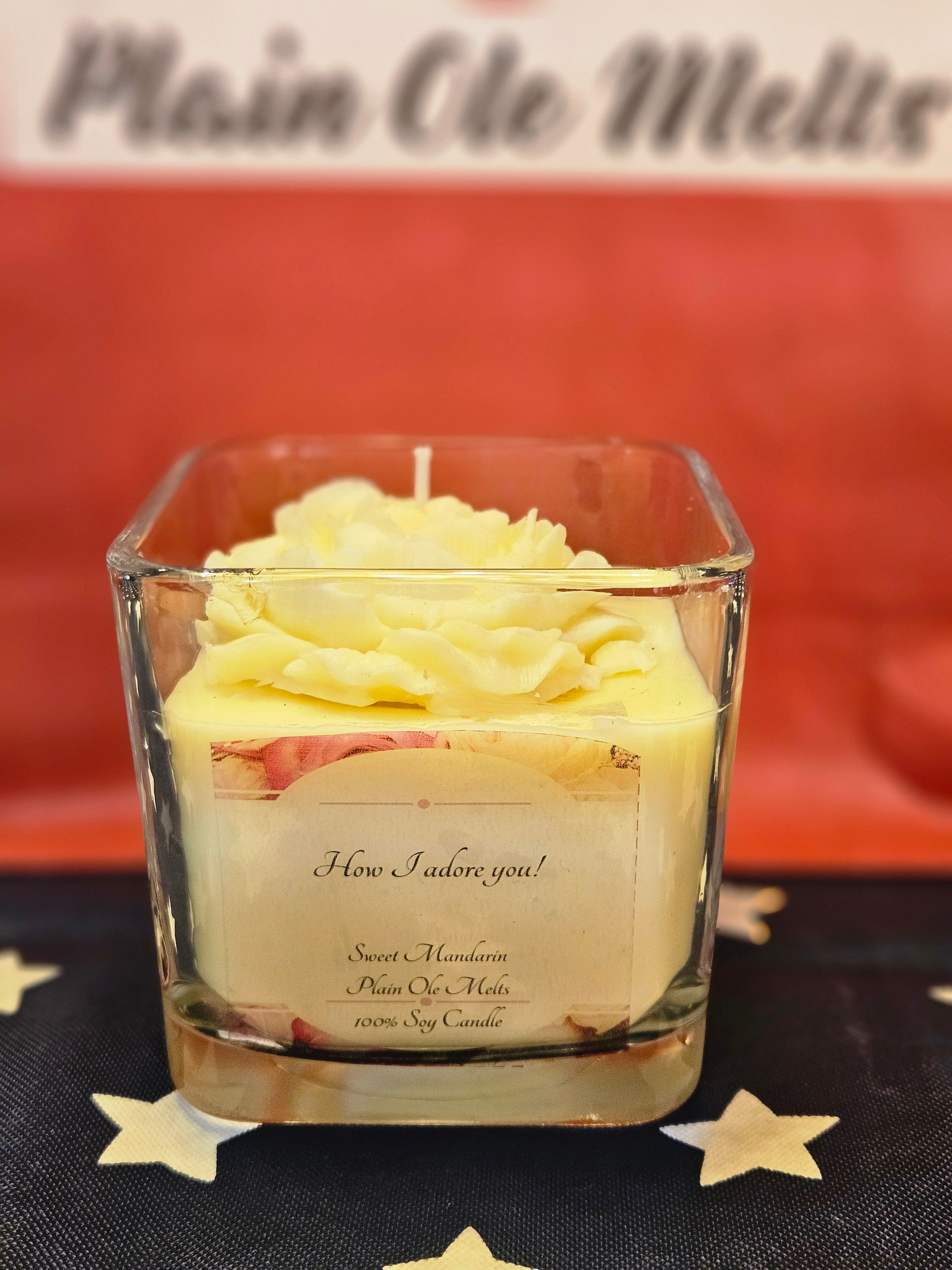 How I adore you! Candle