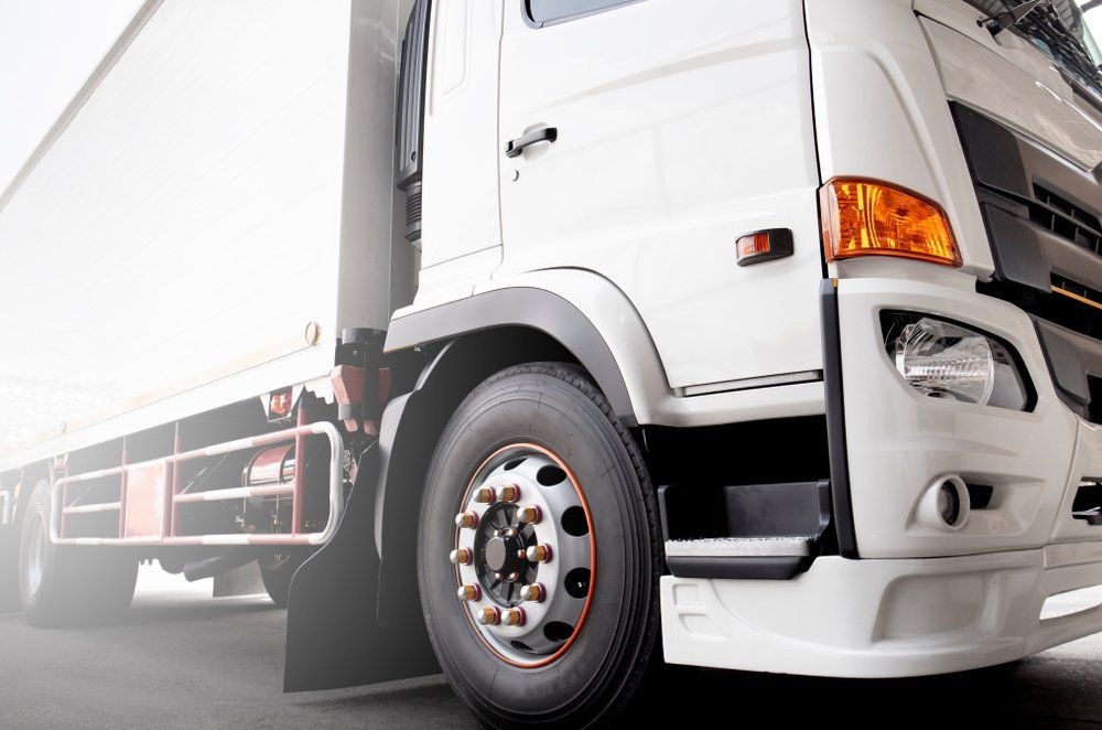 Large White Truck up close — Advanced Auto Electrics & Mechanical in Innisfail, QLD