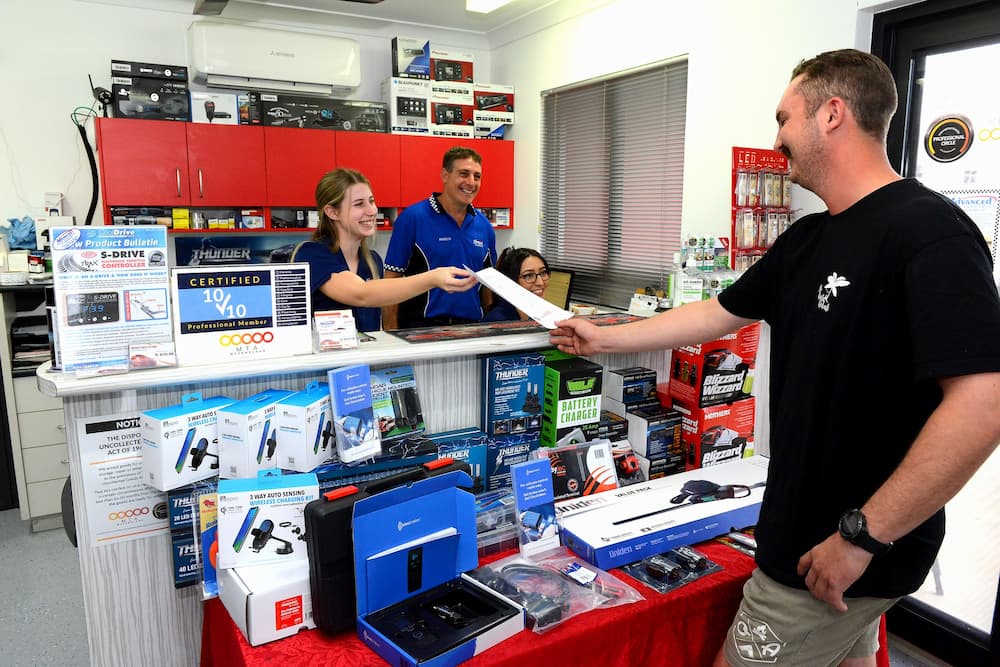Happy Client getting Roadworthy Certificate — Advanced Auto Electrics & Mechanical in Innisfail, QLD