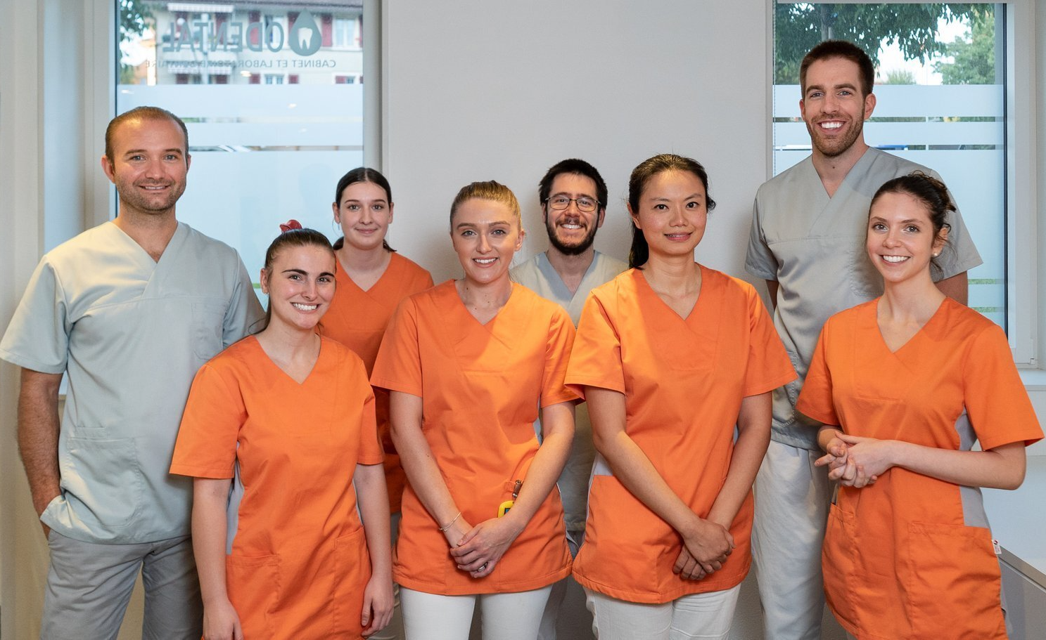 L’équipe du cabinet de dentiste Odental à Lausanne