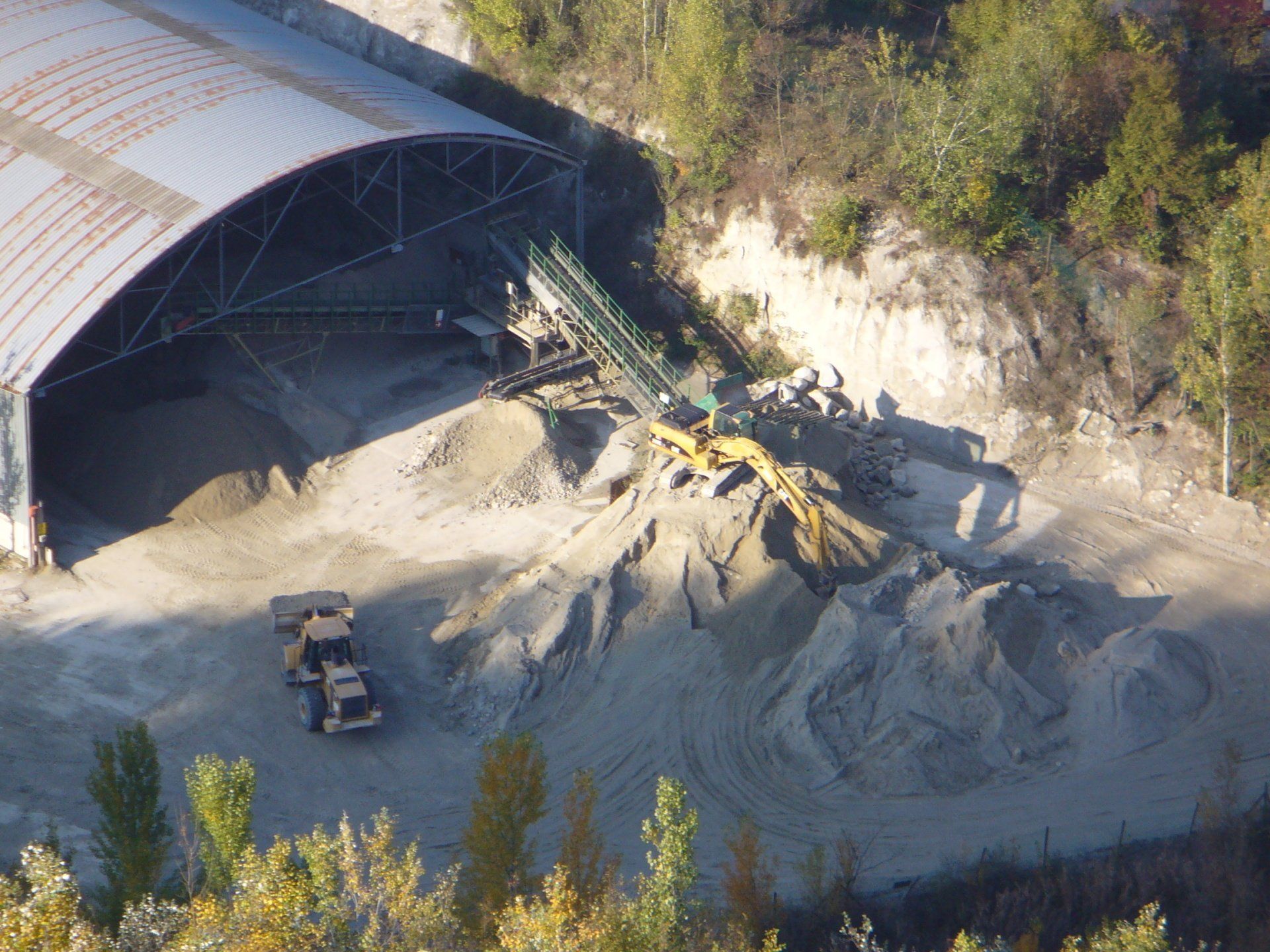 Vagliatura sabbia per ceramiche