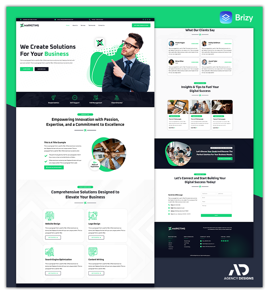 Personal TrainerWhite-Label Website Designs
