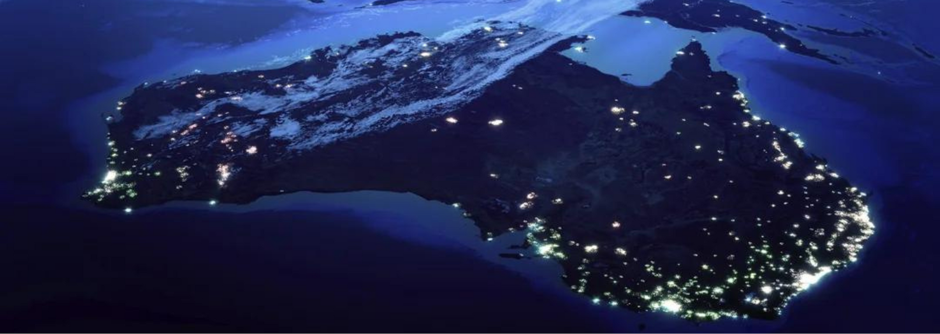 Picture of Australia from space.