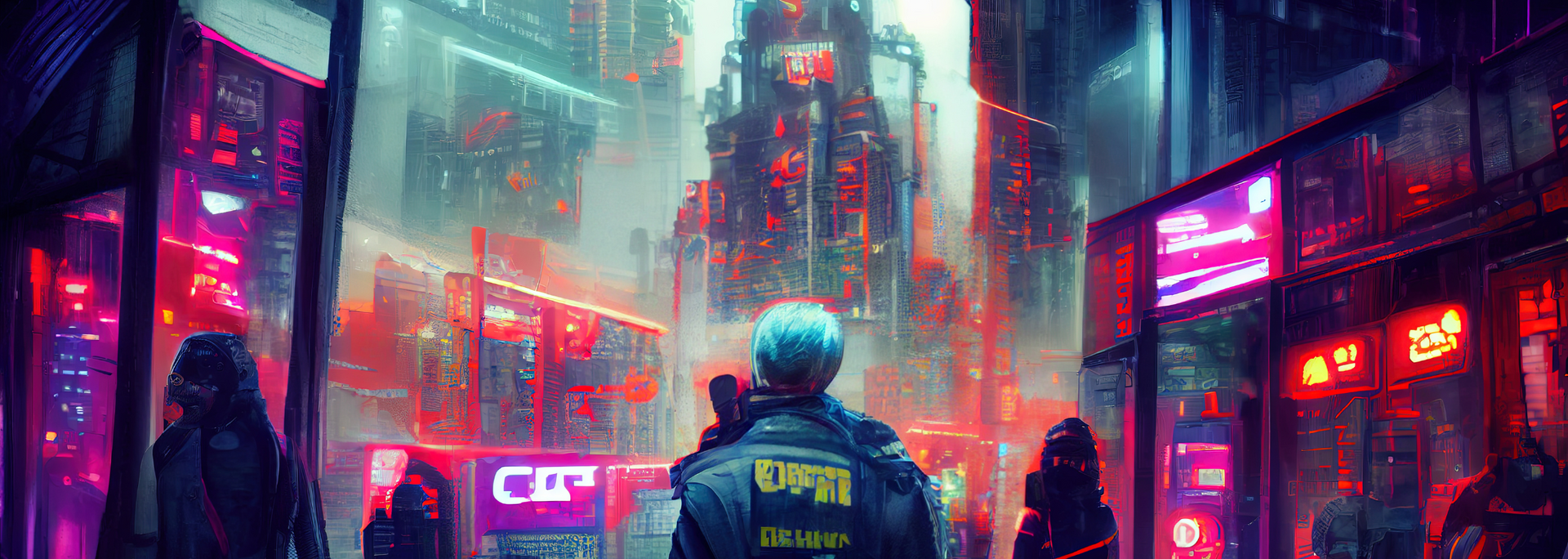 Picture of a science fiction city