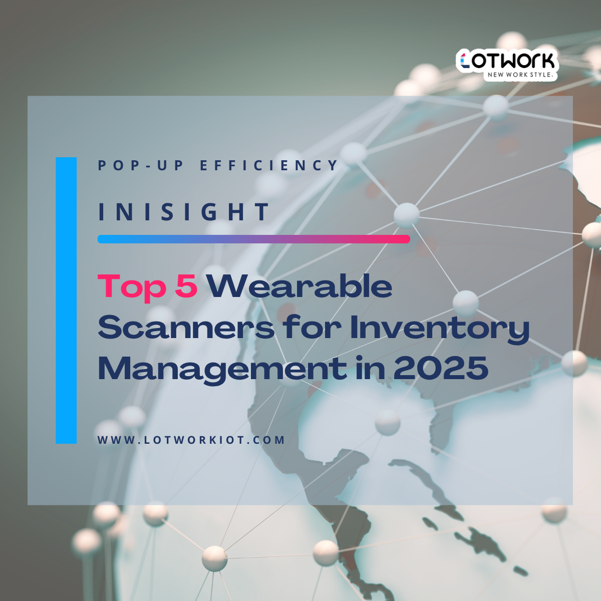 Warehouse worker using a wearable scanner to manage inventory efficiently in 2025