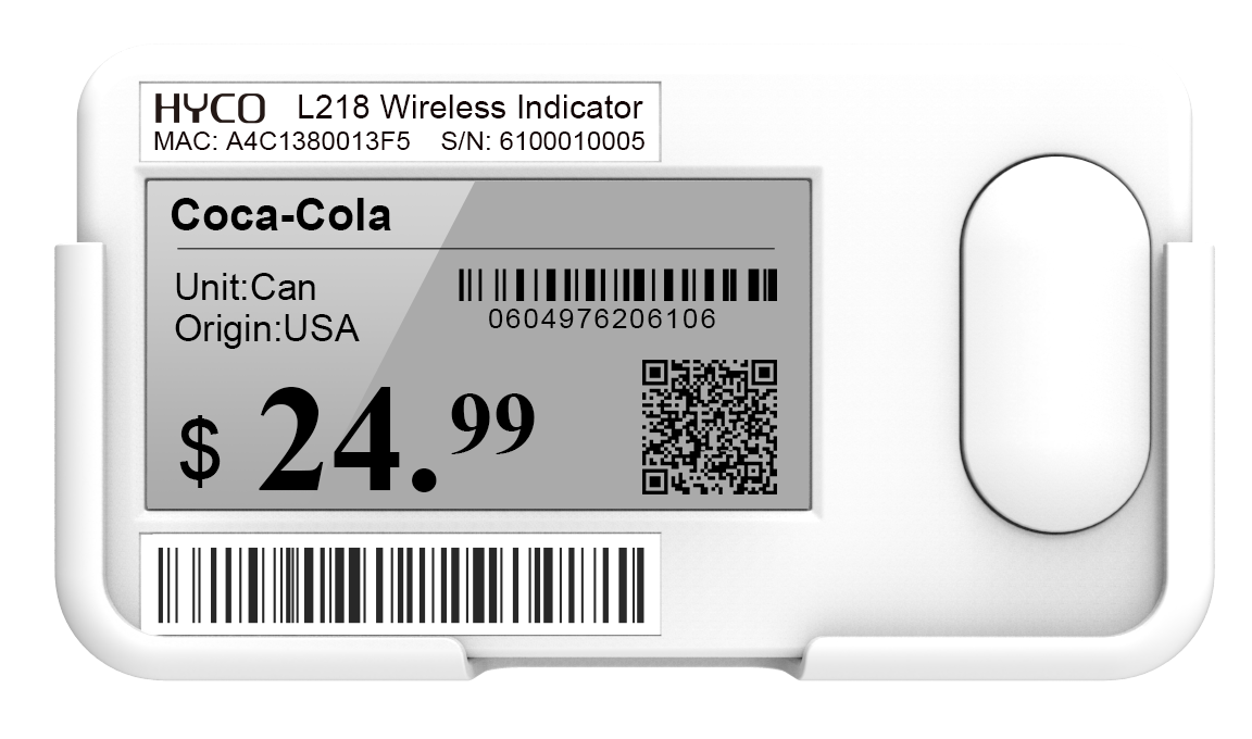 L218 E-ink Wireless Light Tag
