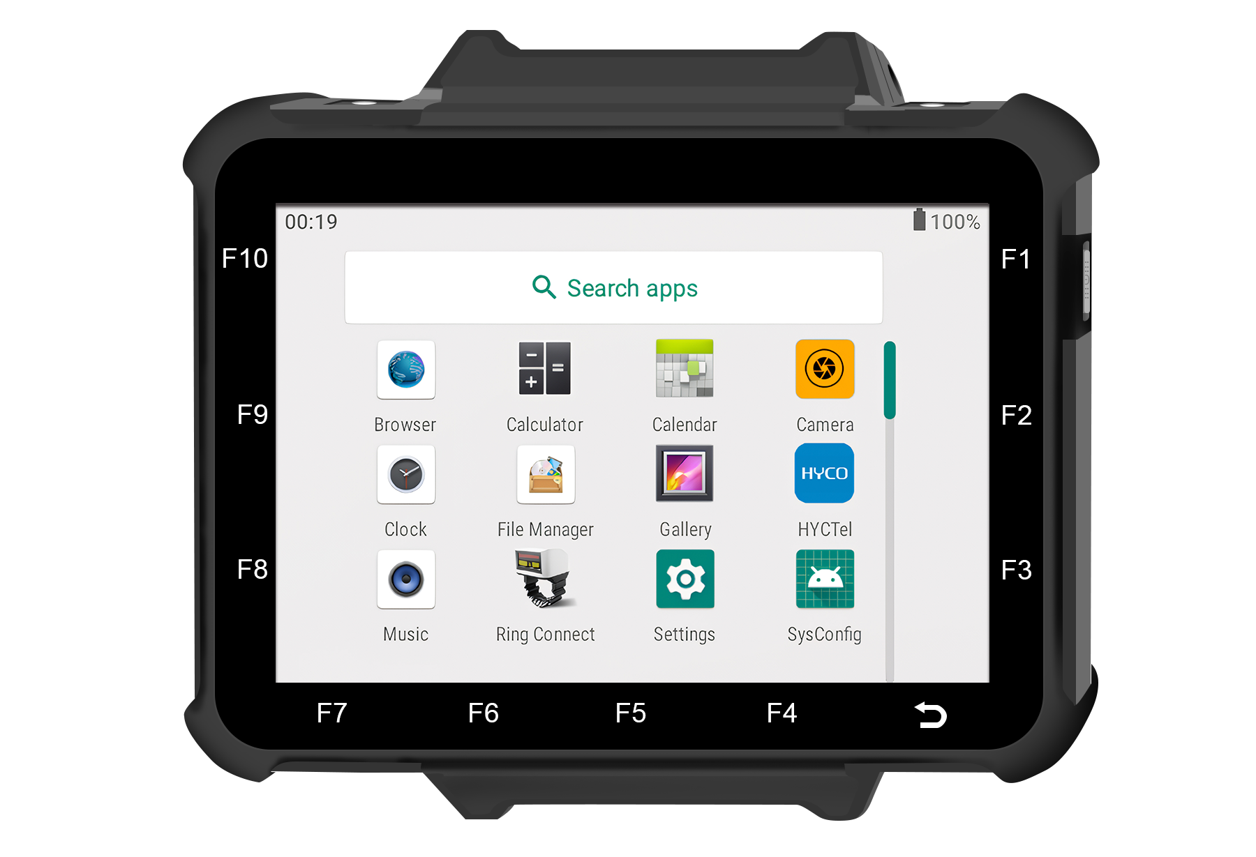 Streamlined Productivity: Android wearable built for warehouse, delivery, and field operations.