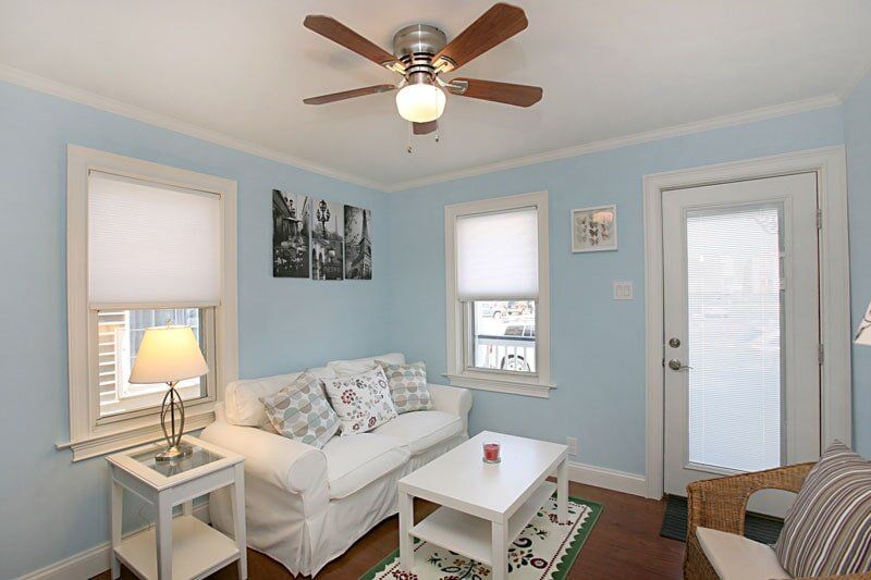 Blue Living Room Part 1 — Interior Renovations in Ocean City, NJ