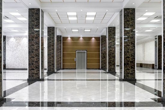 Clean Office Hallway — Riverside, CA — Custom Service Systems Clean