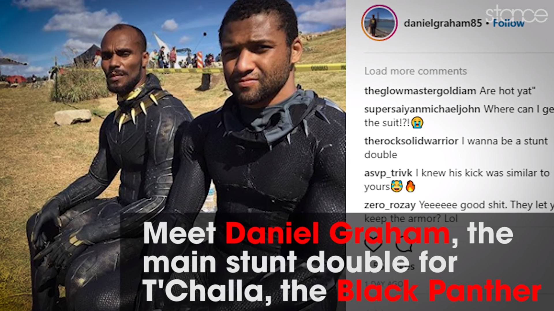 Professional stunt double Daniel Graham training in acrobatics and tricking style movement for film and TV