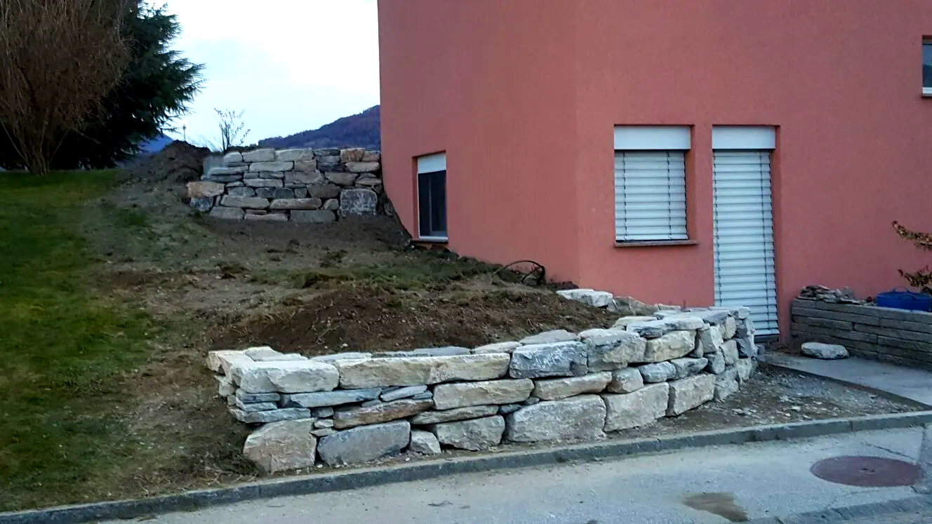 Enrochements et murs de soutènement