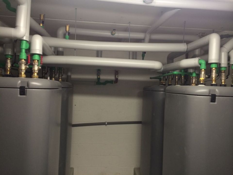 Primo piano pompa di calore