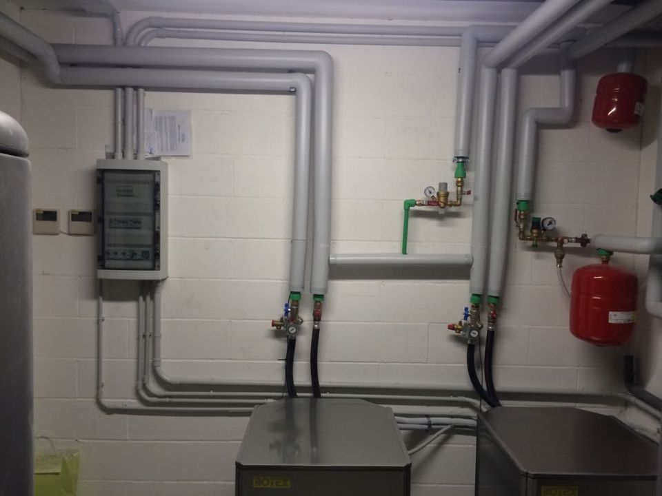 Impianto pompa di calore