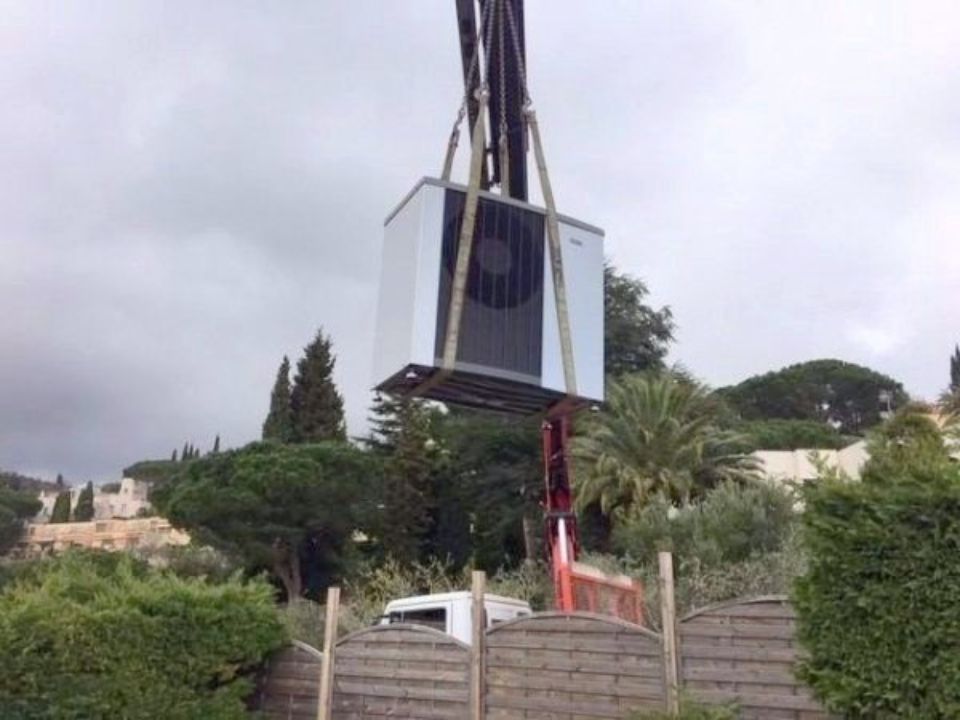 Posizionamento unità pompa di calore