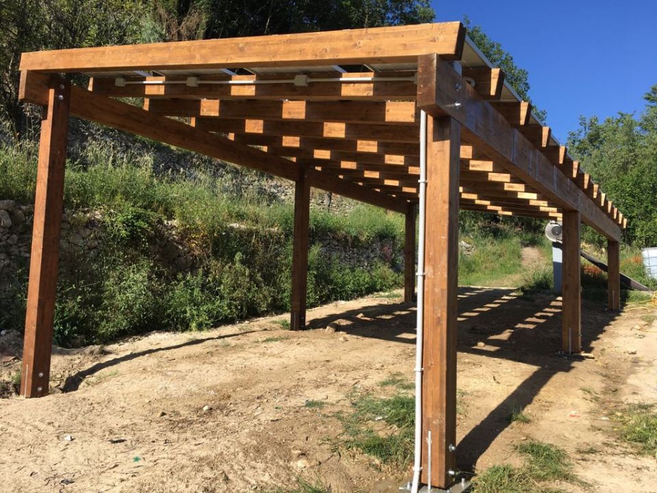 Struttura per pannelli solari