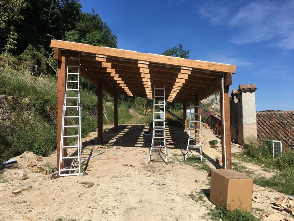 Struttura in legno e scale