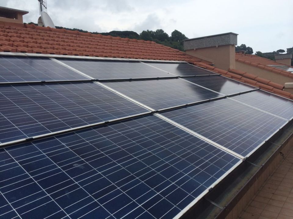 Moduli solari su tetto