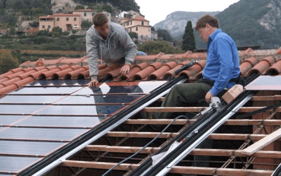 Installazione a tetto