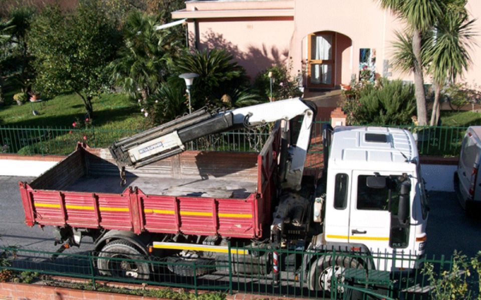 Camion con moduli solari