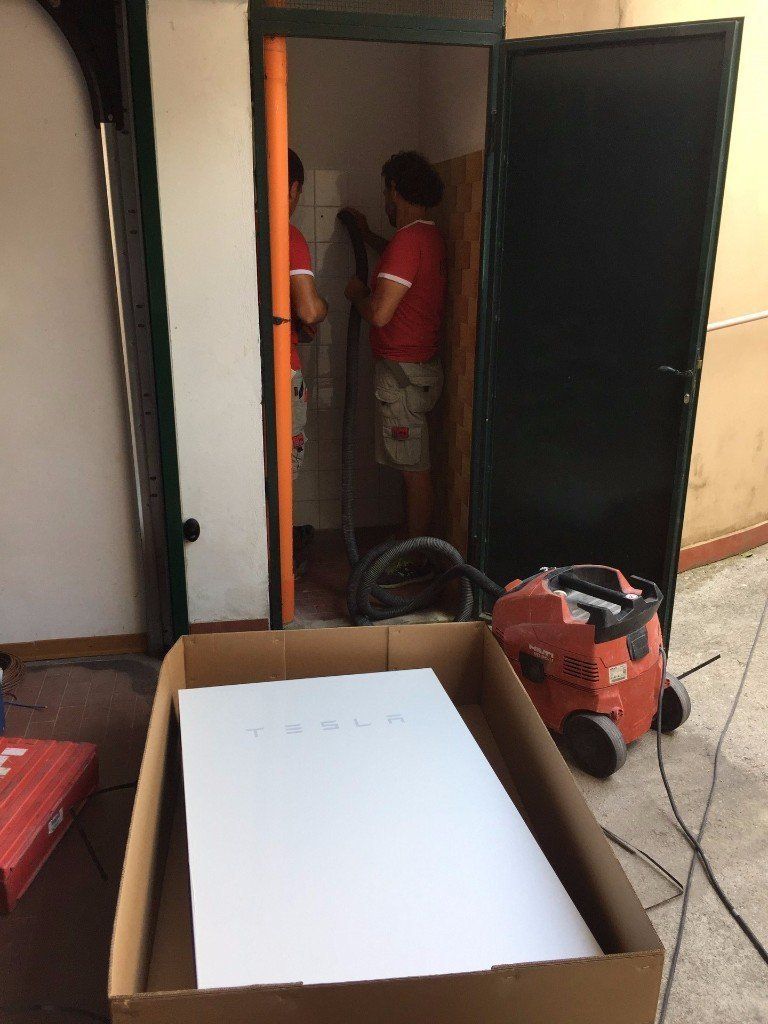 Installazione batteria Tesla Powerwall