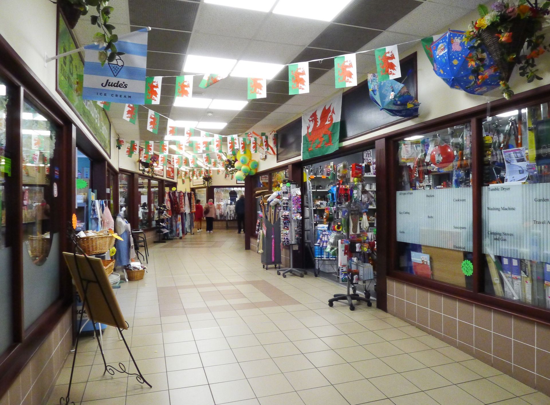 The Market Arcade Indoor Market in Aberdare