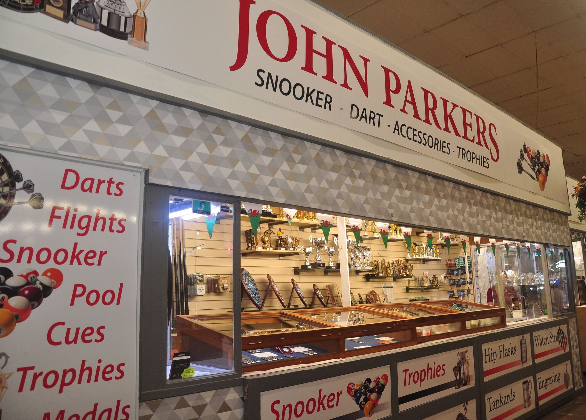 John Parker Snooker, Darts & Trophies